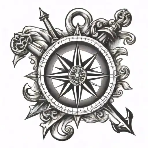 Compass Anchor Cross
