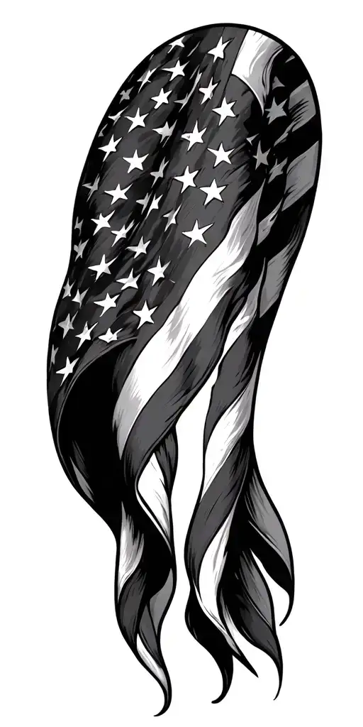 Patriotic American Flag