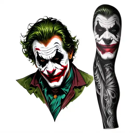 Joker Arm Sleeve Inspired