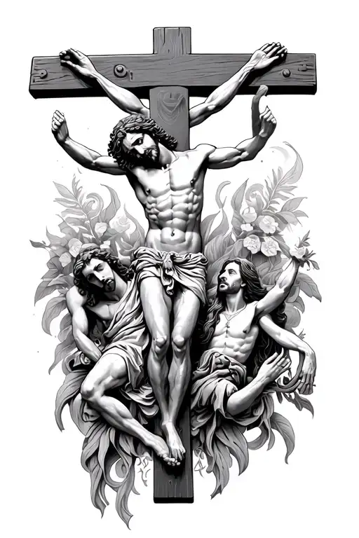 Trap God And Jesus Crucifixtion