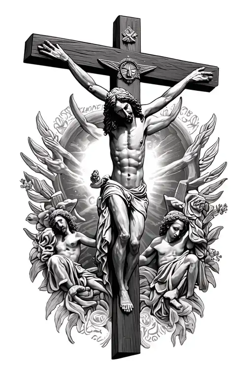 Drug Dealer And Jesus Crucifixtion