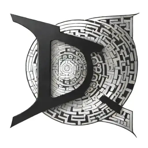 Pi Symbol Geometric Fibonacci Sequence