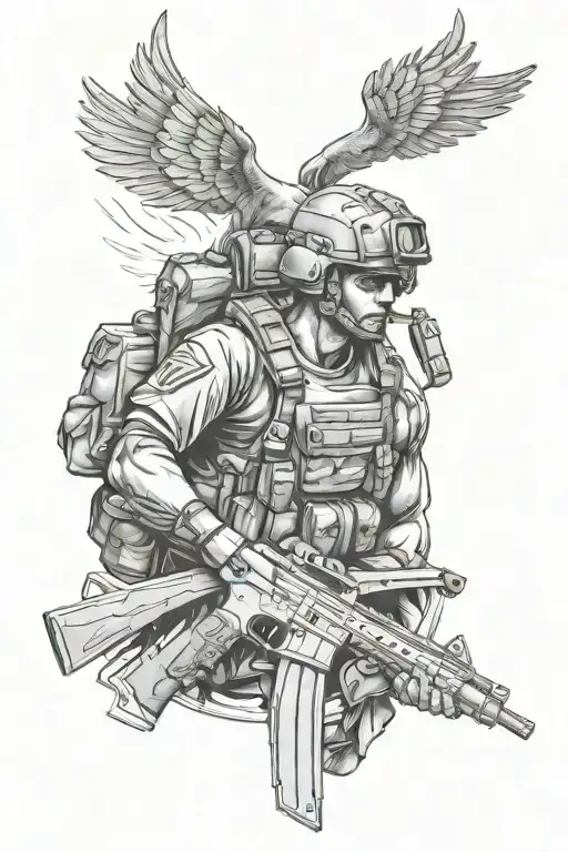 Air Force Warrior Soldier