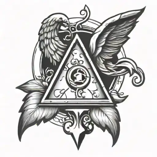 Chemistry Symbol With Angel Or Something Symbolizing Passing Of A Loved One Who Was A Chemist