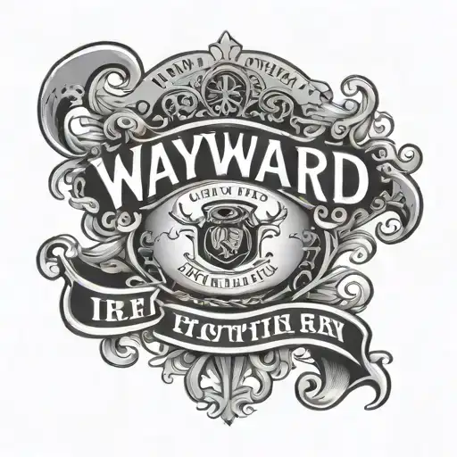 Wayward Irish Whiskey Label Logo Inside