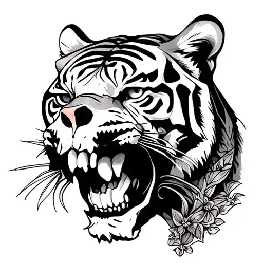 Tiger And Skull