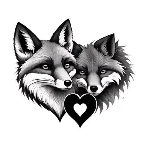 Fox And A Heart
