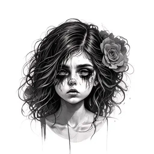 Depression Alone Girl Looking