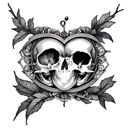 A Tattoo That Represents Love Time And Death