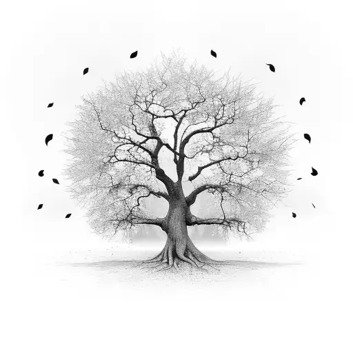 Leafy Tree With Heart