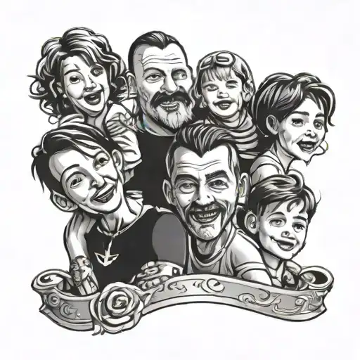 Family With Me Wife And 3 Boys