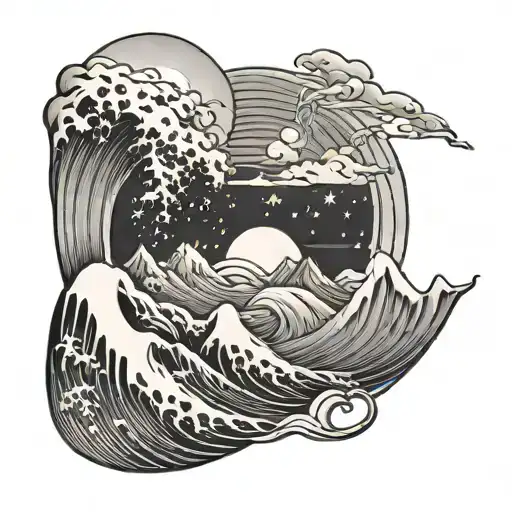 Mountain Wave Sun Couple