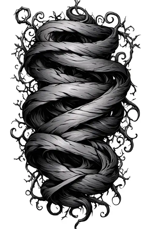 Twisty Vines Wrapped And Growing