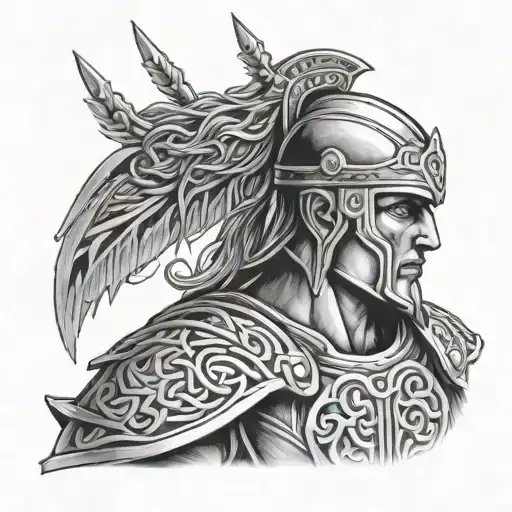 Celtic Warrior Soldier