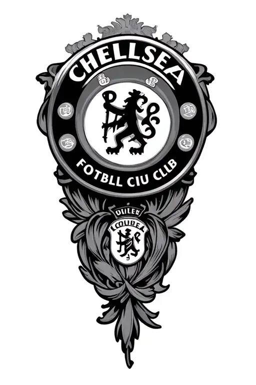 Chelsea Footbal Club Logo Transformed