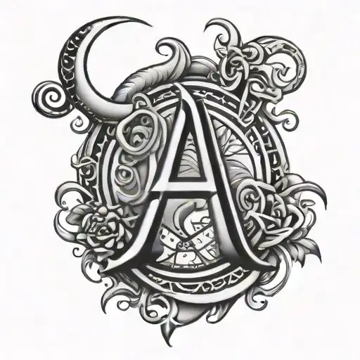 The Letters A And C Combined With The Hakuna Matata Symbol