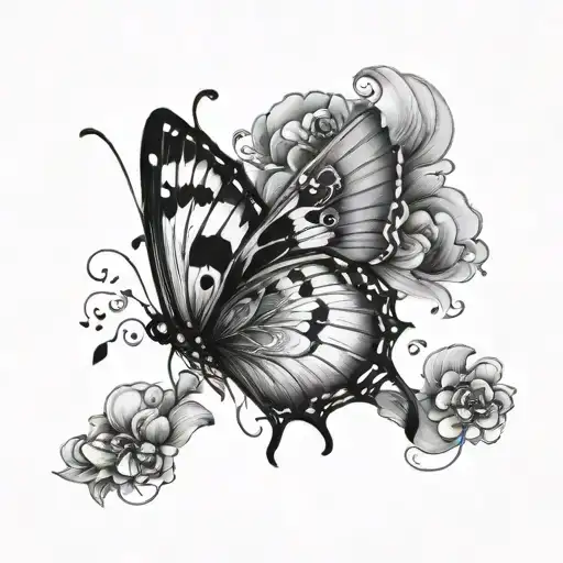 Semicolon Inside Butterfly