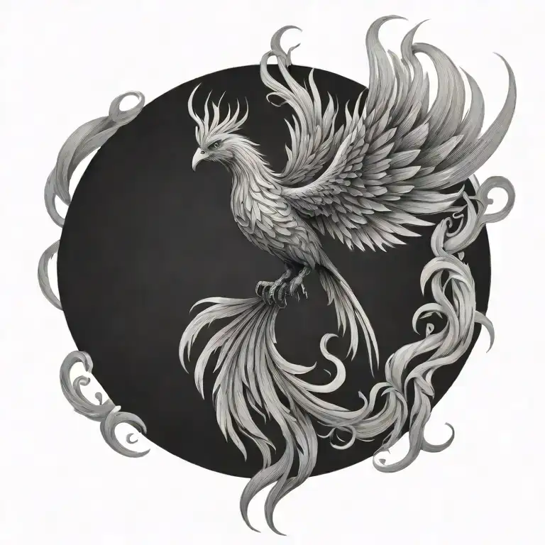 Phoenix Rising From The Ashes