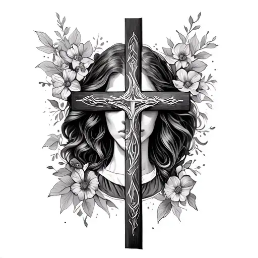 Christian Sleeve Tattoo For Women Arm Sleeve
