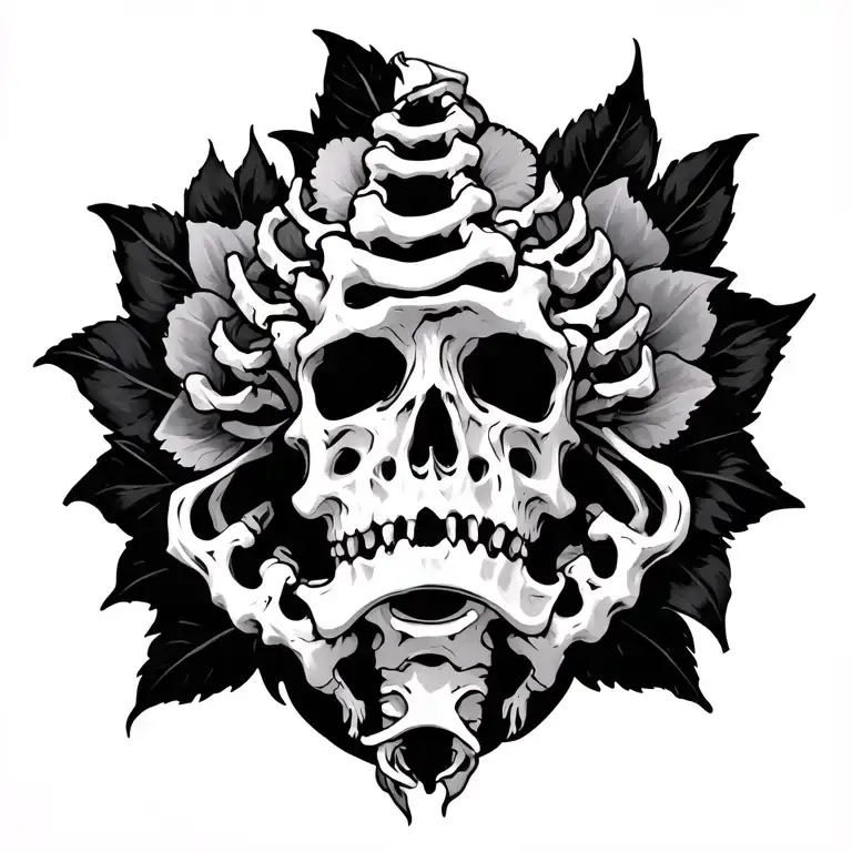 Spine Tattoo For Men New And Cool