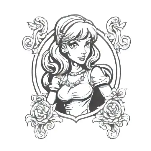 Daphne From Scooby Doo In Gothic Style