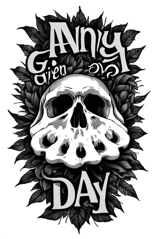 Words Any Given Day With Background Filler