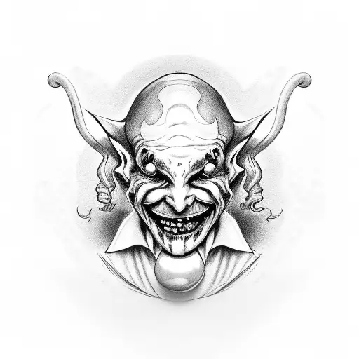 Jester With Creepy Smile