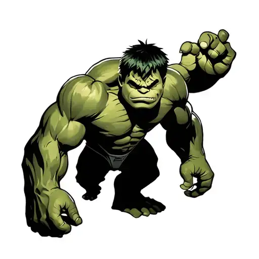 Baby Hulk In Cute Way The Design