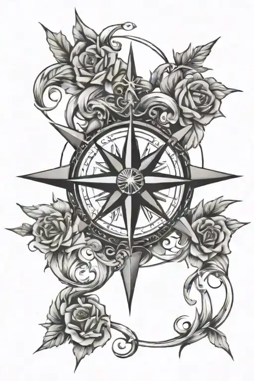 Compass Rose Intertwined