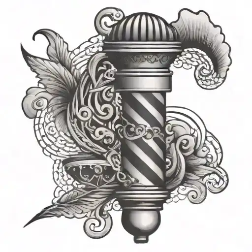 Florida Barber Pole Intertwined