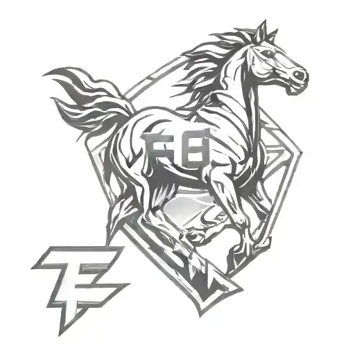The Faze Logo With A Horse
