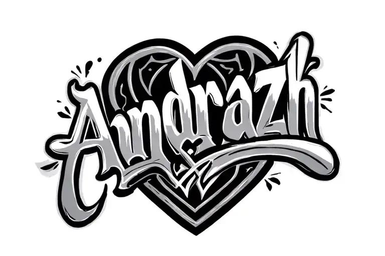 Biker Letters Andrazh Love