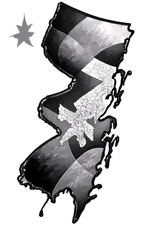 State Of New Jersey With 2002 In It