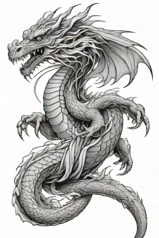 Fluing Dragon Wrapped