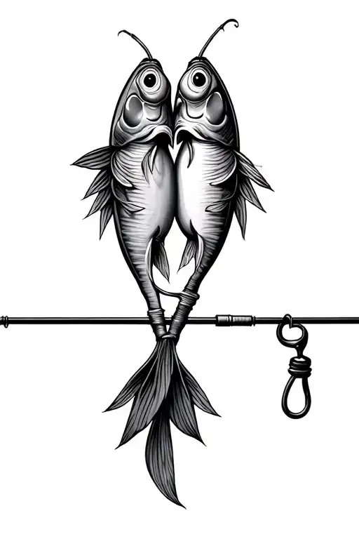 Two Peas In A Pod Fishing Pole