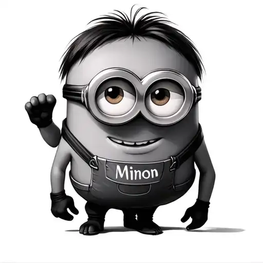 Minion With My Children Name Written