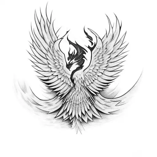 Phoenix Spitting Fire