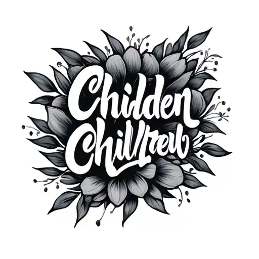 My Children Name Written Inside