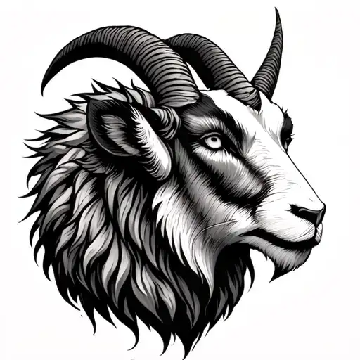 Goat Wearing A Lion Skin And The Thorns