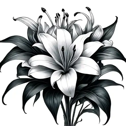 Spider Lilly Flower Bouquet