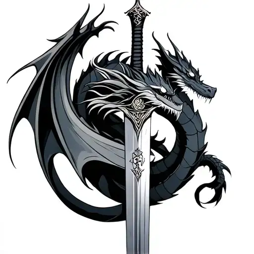 Dragon And Sword
