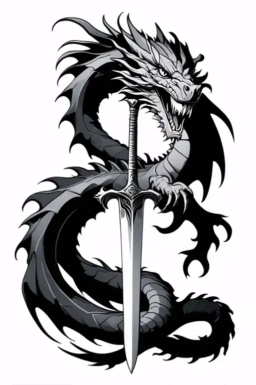 Dragon And Sword