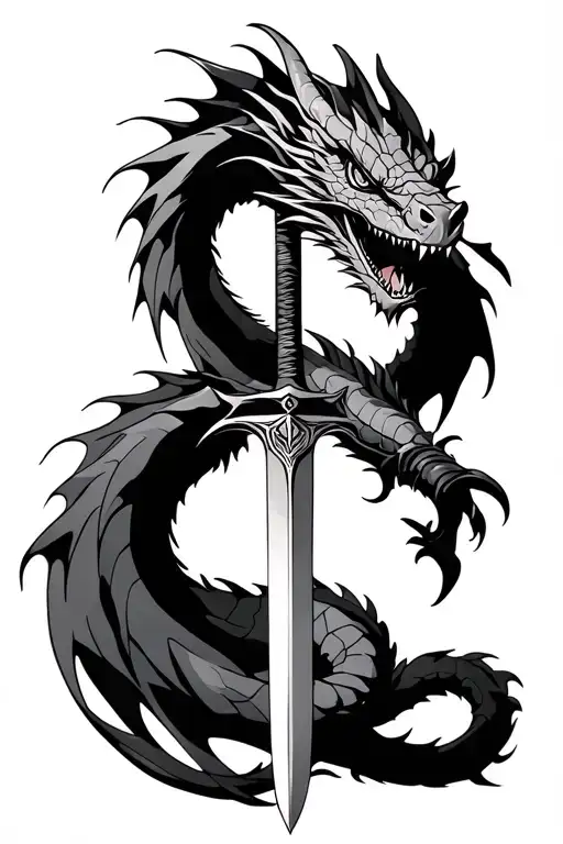 Dragon And Sword