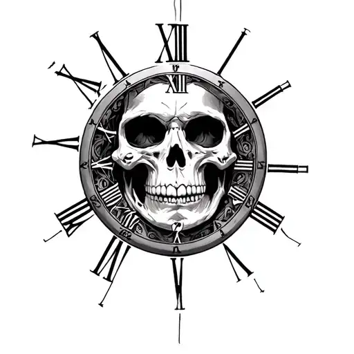 Death Clock Face