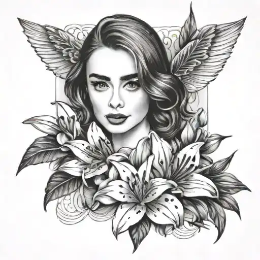 Lily Collins Portrait