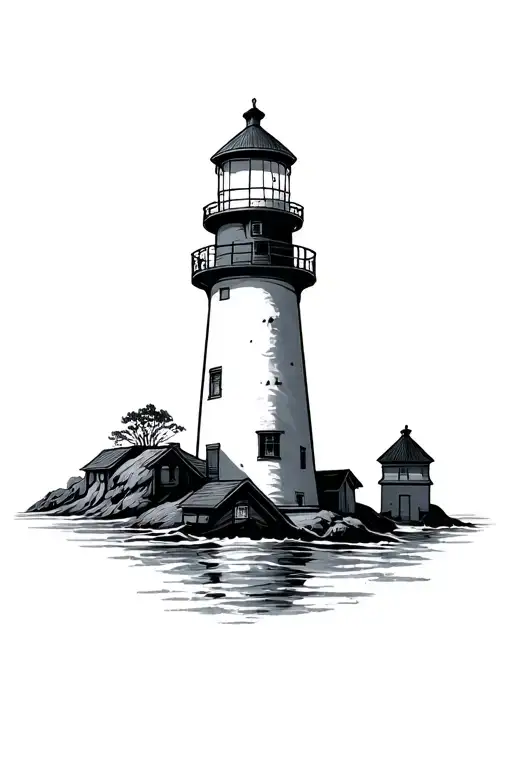 Lighthouse Surrounded