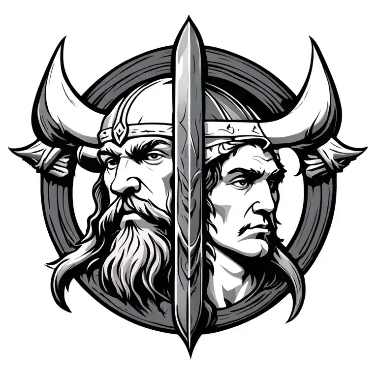 Viking Symbol Father Son