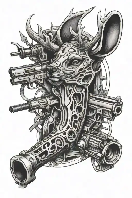 Deer Mechanic Ford Guns Arm Sleeve