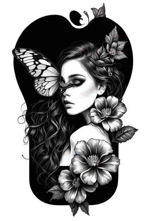 Witch Flowers Butter Fly