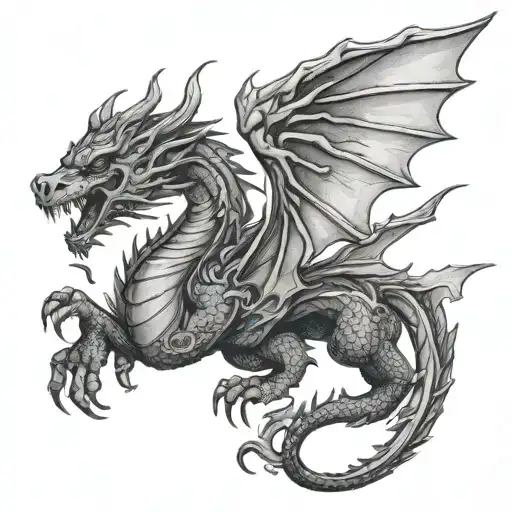 Russian Dragon Flying